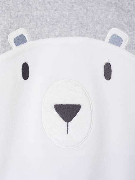 Velour Bear Pyjamas for Boys marl grey - vertbaudet enfant 