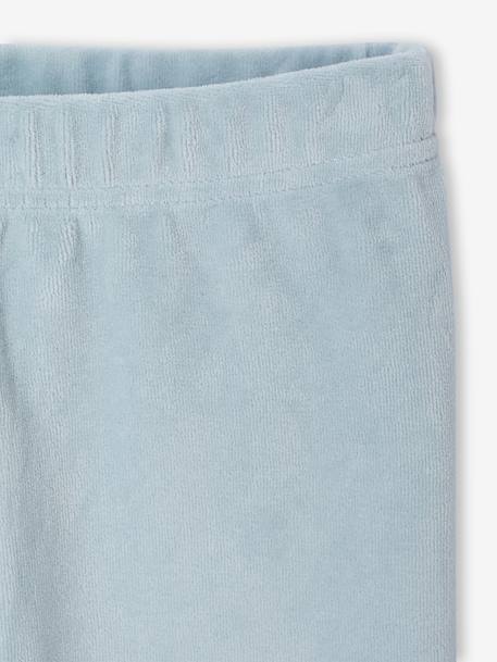 Pack of 2 Floral Velour Pyjamas for Girls ecru - vertbaudet enfant 