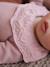 Ensemble naissance barboteuse en tricot et collants mauve - vertbaudet enfant 