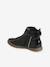 Bottines enfant fille synthétique zippées marron+noir - vertbaudet enfant 