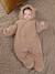 Pramsuit in Faux Fur with Ears beige - vertbaudet enfant 