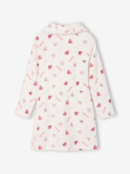'Happy' Dressing Gown for Girls ecru - vertbaudet enfant 