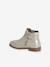 Leather Boots with Zip & Elastic for Girls black+gold+navy blue - vertbaudet enfant 