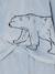 Lot 2 pyjamas garçon velours animaux polaires bleu ciel - vertbaudet enfant 