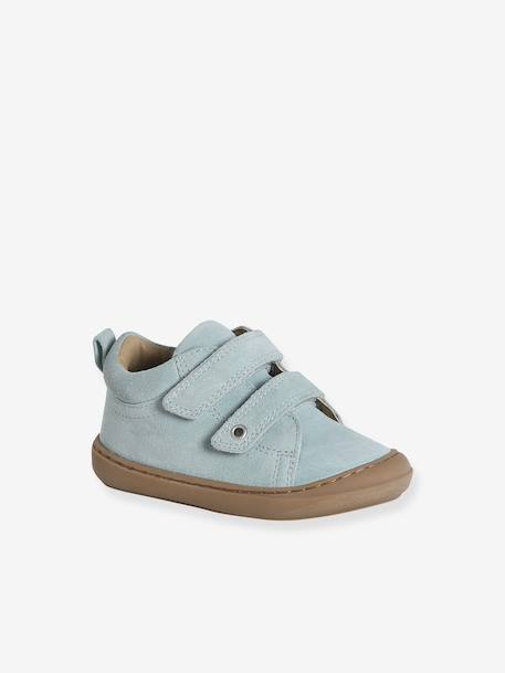 Chaussures premiers pas bébé scratch beige imprimé+bleu imprimé+bois de rose+bronze+lot rose+mauve+or+rose+rose imprimé+rose poudré+turquoise+vert imprimé - vertbaudet enfant 