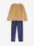 Pack of 2 Dino Velour Pyjamas for Boys caramel - vertbaudet enfant 