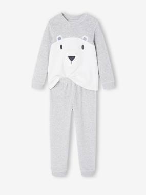 -Pyjama garçon velours ours 