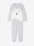 Velour Bear Pyjamas for Boys marl grey - vertbaudet enfant 