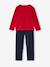 Pack of 2 'Police' Velour Pyjamas for Boys navy blue - vertbaudet enfant 