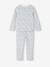 Lot de 2 pyjamas fille velours fleurs écru - vertbaudet enfant 