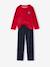 Pack of 2 'Police' Velour Pyjamas for Boys navy blue - vertbaudet enfant 