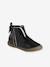 Boots with Zip for Girls, Designed for Autonomy black+brown - vertbaudet enfant 