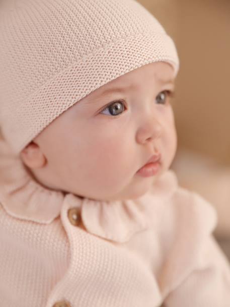 Newborn set sleepsuit and beanie rose - vertbaudet enfant 