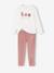 Pack of 2 Fruit Velour Pyjamas for Girls ecru - vertbaudet enfant 