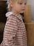 Baby dress in gingham flannel terracotta - vertbaudet enfant 