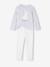 Pyjama fille velours lapin bleu ciel - vertbaudet enfant 