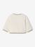 Sherpa Jumper with Front Button Fastening for Newborns ecru - vertbaudet enfant 