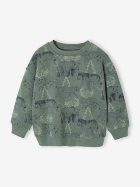 Sweat imprimé garçon - vertbaudet enfant Garçon-Pull, gilet, sweat-Sweat-Sweat imprimé garçon