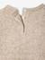 Fancy knit jumper for babies marl beige - vertbaudet enfant 