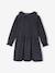 Corduroy Dress for Girls anthracite+sage green - vertbaudet enfant 