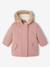 Parka + lightweight jacket 3-in-1 for babies old rose+olive - vertbaudet enfant 
