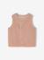 Sleeveless faux fur baby cardigan rosy - vertbaudet enfant 