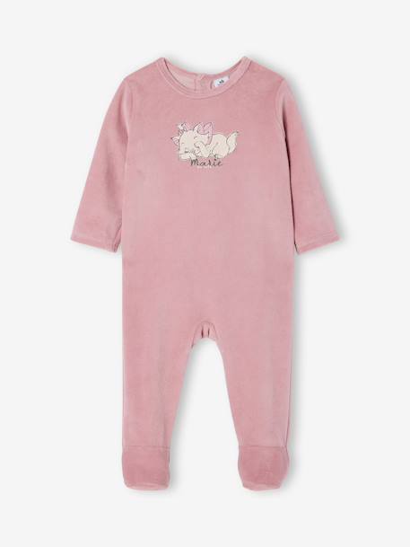 Pack of 2 Marie velvet sleepsuits soft lilac - vertbaudet enfant 