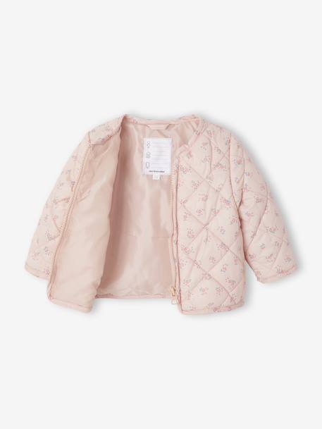 Parka + lightweight jacket 3-in-1 for babies old rose+olive - vertbaudet enfant 