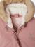 Parka + lightweight jacket 3-in-1 for babies old rose+olive - vertbaudet enfant 