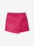 Girl's velvet skort fuchsia - vertbaudet enfant 
