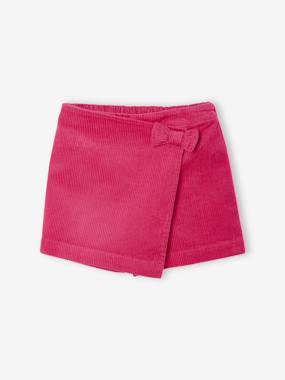 Jupe short fille velours - vertbaudet enfant -Jupe short fille velours