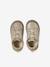 Soft Leather Ankle Boots for Baby Girls, Designed for Crawling Gold - vertbaudet enfant 
