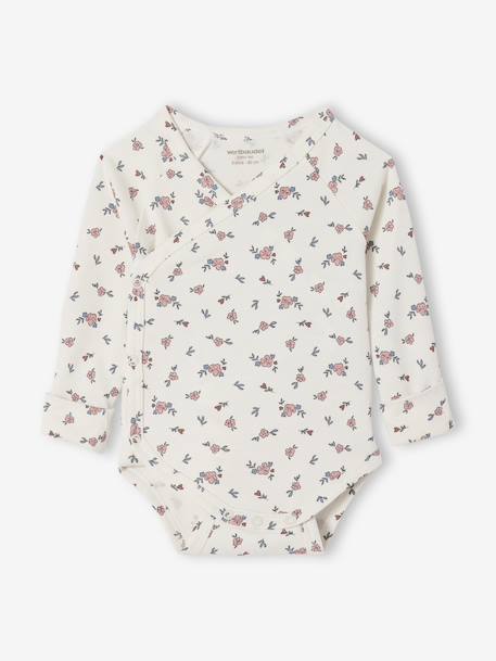 Pack of 3 Size-Adaptable Bodysuits for Babies rose - vertbaudet enfant 
