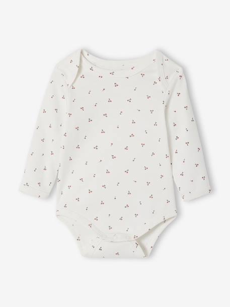 Pack of 5 Bodysuits with Cutaway Shoulders for Newborns pale pink - vertbaudet enfant 