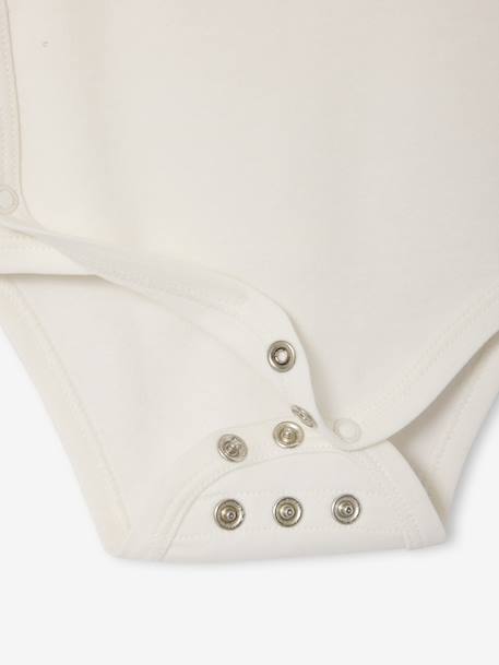 Pack of 3 Size-Adaptable Bodysuits for Babies rose - vertbaudet enfant 
