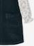 Velvet pinafore dress and cotton muslin blouse set for girls petrol blue - vertbaudet enfant 