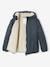3-in-1 Parka with Removable Bodywarmer for Boys BLUE MEDIUM SOLID WITH DESIGN+BROWN DARK SOLID WITH DESIGN+GREEN MEDIUM SOLID WITH DESIG+lichen - vertbaudet enfant 