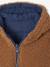 Reversible Hooded Lightweight Jacket for Girls navy blue - vertbaudet enfant 