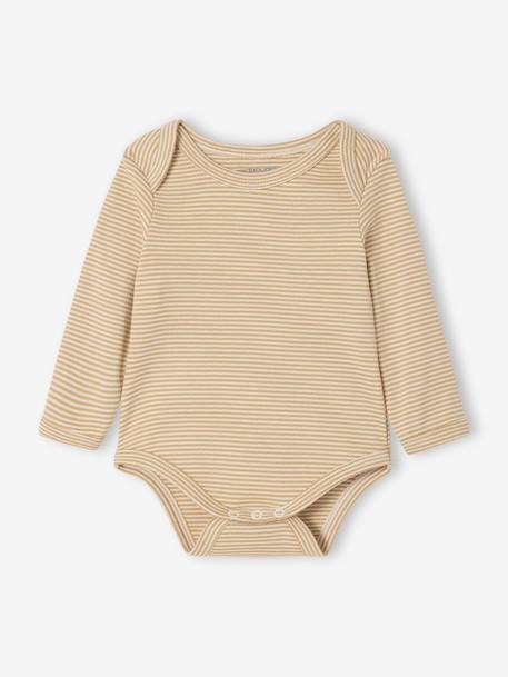 Pack of 5 Bodysuits with Cutaway Shoulders for Newborns pale pink - vertbaudet enfant 