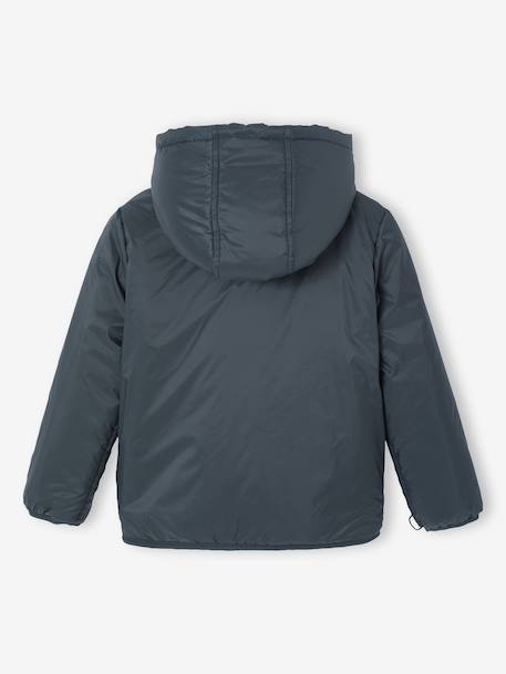 Parka garçon 3 en 1 blouson amovible kaki+lichen+Marine grisé+noix de pécan - vertbaudet enfant 
