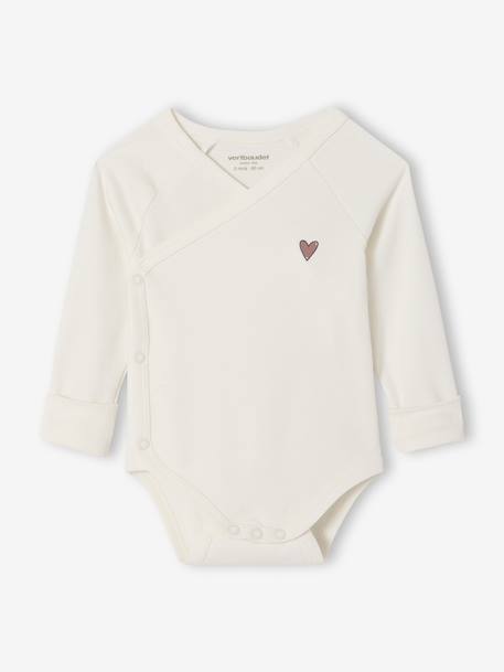 Lot de 3 bodies naissance évolutifs rose - vertbaudet enfant 
