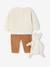 Baby sweatshirt + trouser + comforter set caramel - vertbaudet enfant 