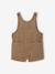Short Corduroy Dungarees for Babies pecan nut - vertbaudet enfant 