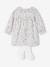 Newborn Set: Flower Print Dress + Tights ecru - vertbaudet enfant 