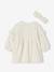 Set for Newborns: Dress + Headband with Heart Prints ecru - vertbaudet enfant 