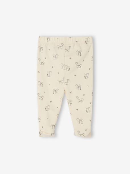 Pack of 2 Footed Trousers for Newborns beige - vertbaudet enfant 