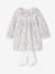Newborn Set: Flower Print Dress + Tights ecru - vertbaudet enfant 