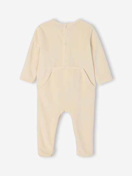 Pack of 2 Velour Sleepsuits, Winnie the Poo by Disney® cappuccino - vertbaudet enfant 