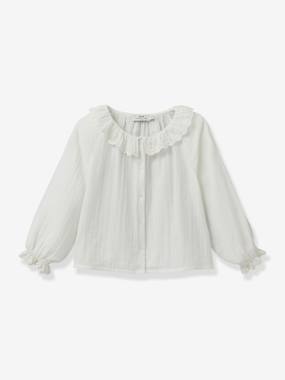 Fille-Chemise en gaze de coton fille