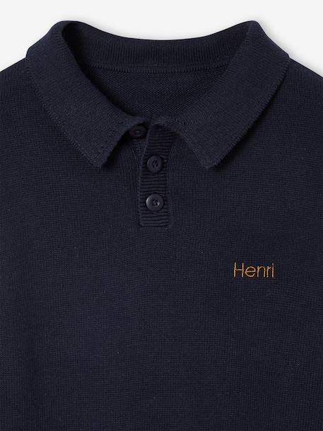 Plain Polo-Neck Jumper night blue - vertbaudet enfant 